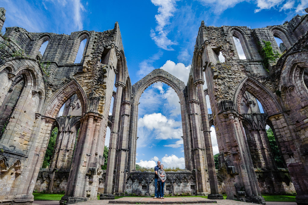 Pre Wedding Photography at Fountains Abbey – Ruth and Phil